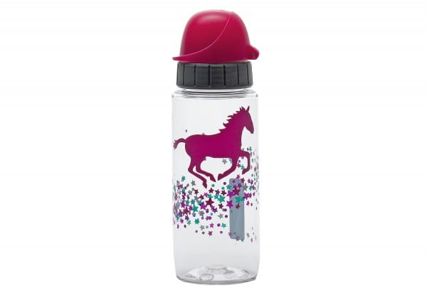 Trinkflasche Tritan Kids pink Horse 0,5l transparent Trinkflasche Tritan Kids pink Horse 0,5l transparent