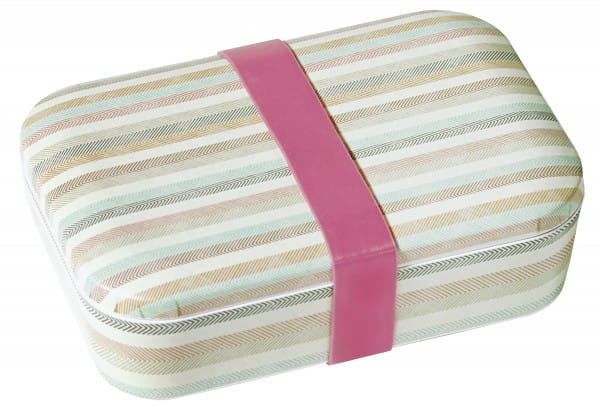 Lunchbox/Brotdose Streifen Bamboo Fibre 18,5x6x12,5cm Lunchbox/Brotdose Streifen Bamboo Fibre 18,5x6x12,5cm