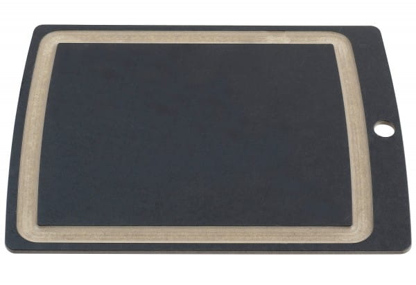 Allrounder Schneidbrett gross, ,schwarz mit Saftrille, 368x285x7mm Allrounder Schneidbrett gross, ,schwarz mit Saftrille, 368x285x7mm